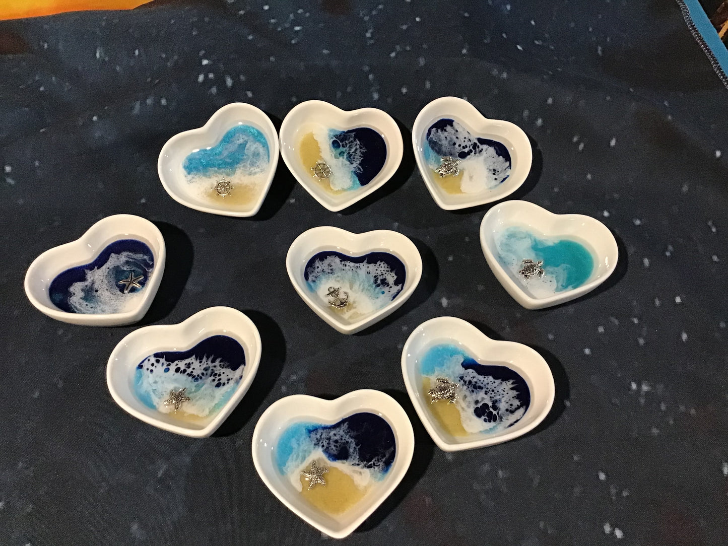 3” heart-shaped trinket dish