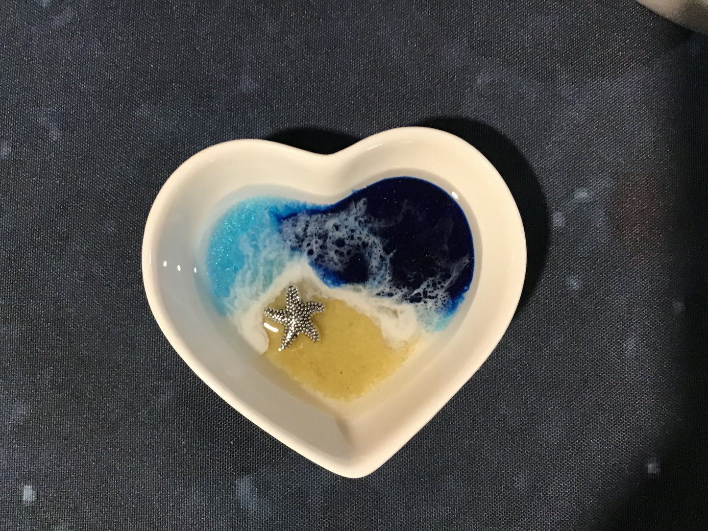 3” heart-shaped trinket dish