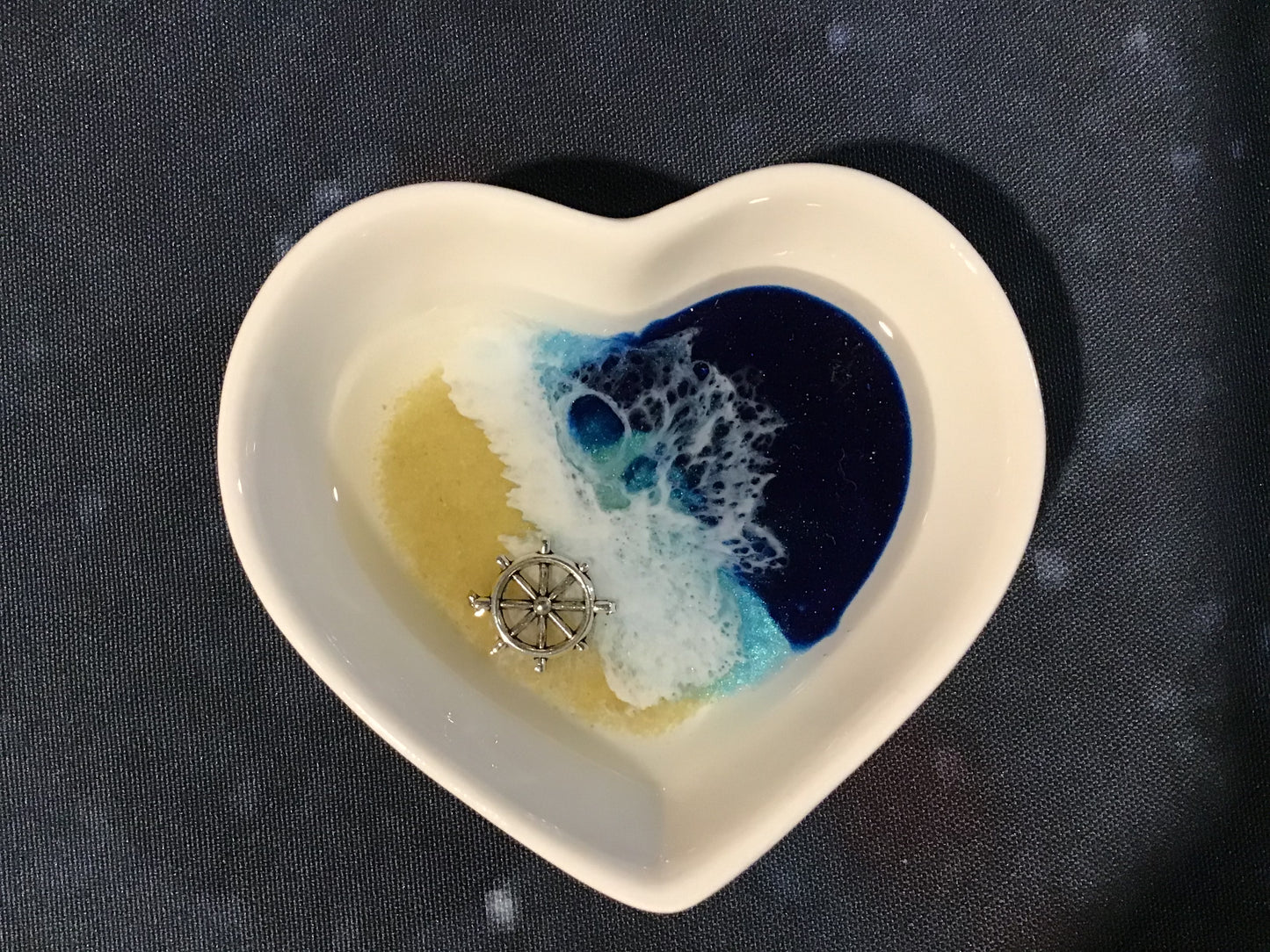 3” heart-shaped trinket dish