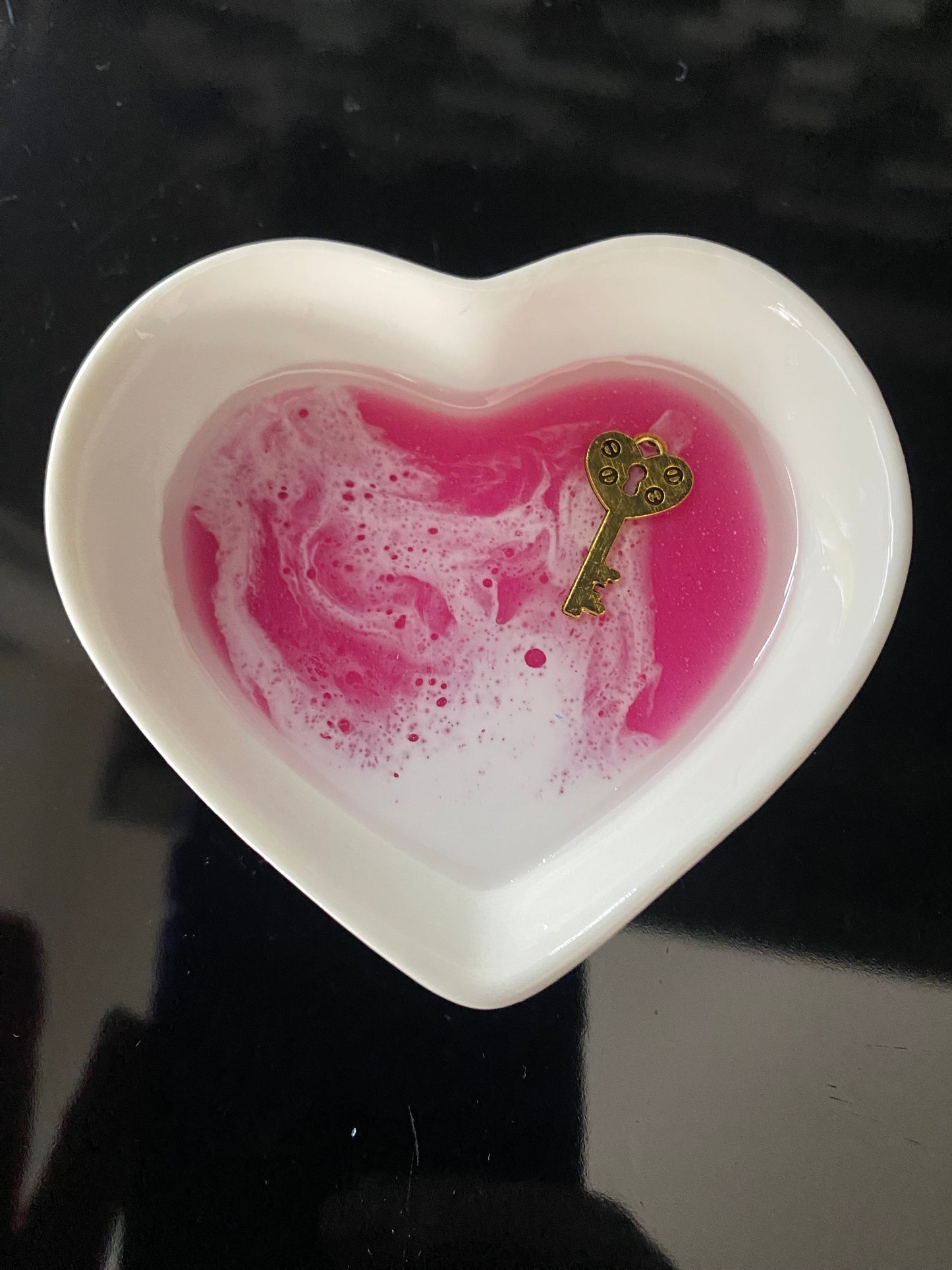3” heart-shaped trinket dish
