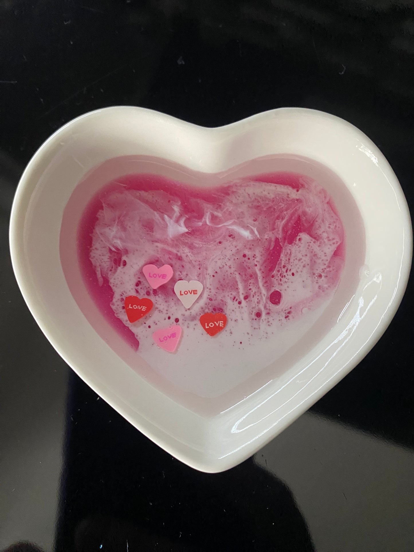 3” heart-shaped trinket dish