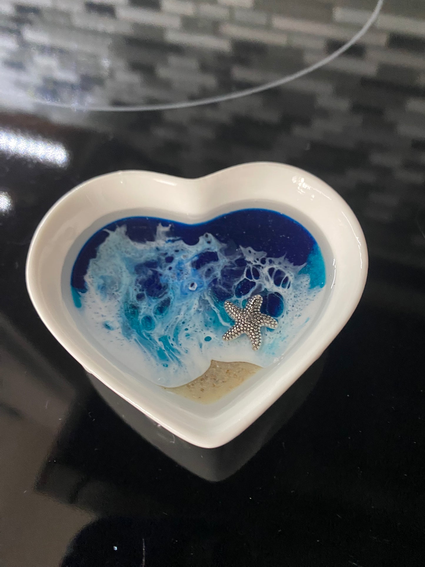 3” heart-shaped trinket dish