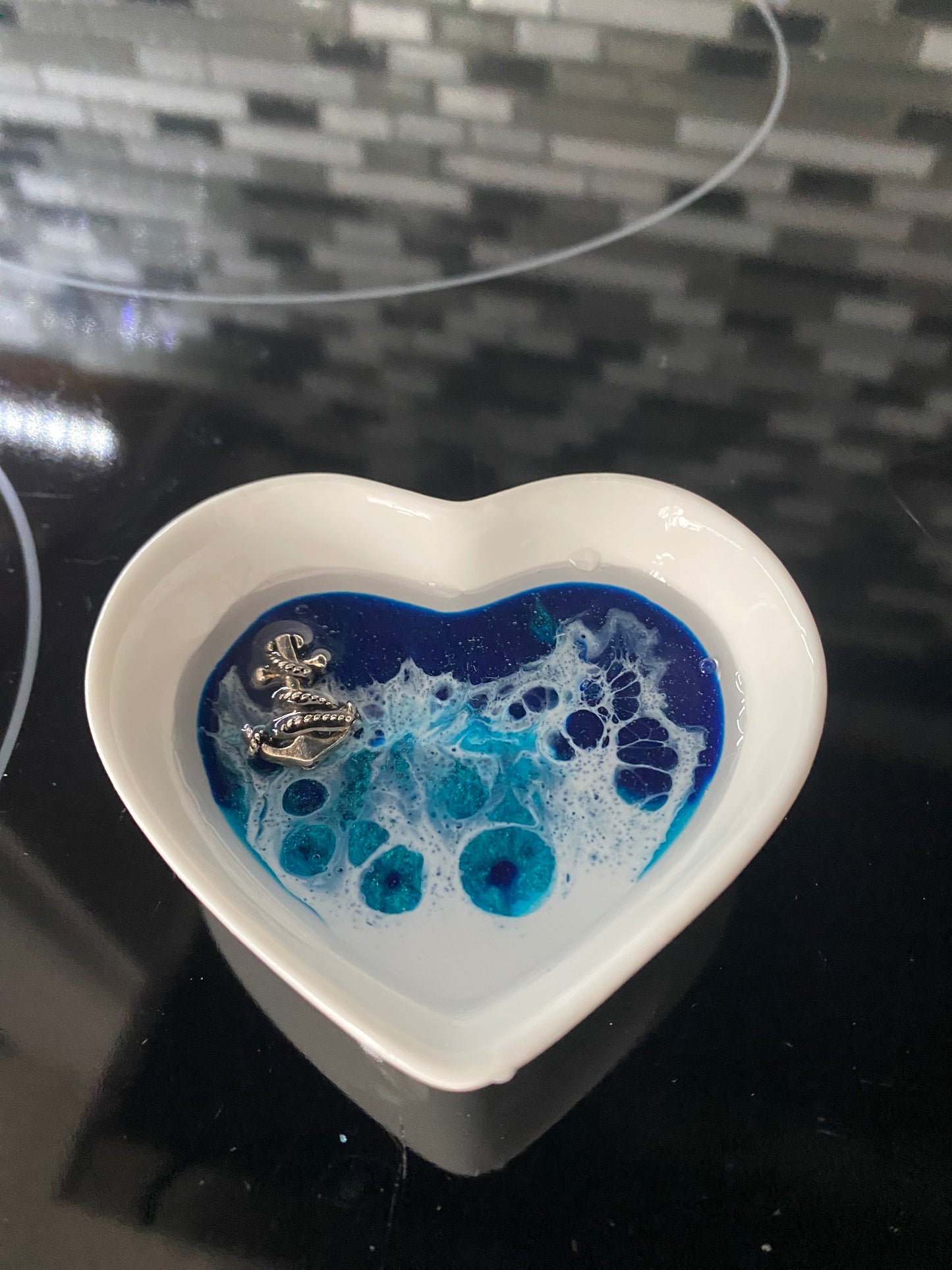 3” heart-shaped trinket dish